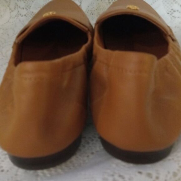 Brand new Tory Burch sz 10.5 ballet loafer flat almond flour color 87269-200 - Picture 4 of 7